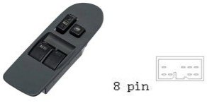 مجموعة مفاتيح تحكم زجاج (ماستر) - تويوتا هايس 2000 | 8 خطوط