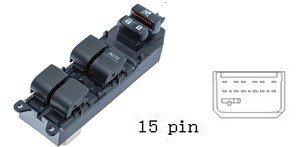 مجموعة مفاتيح تحكم زجاج (ماستر) - تويوتا كامري وكورولا (2008 وما بعد) | مقود أيمن (RHD)