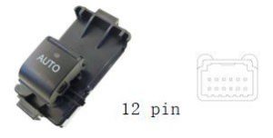 مفتاح زجاج مفرد (أوتوماتيك) - لكزس E350 (2007-2013) | 12 خط