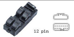 مجموعة مفاتيح تحكم زجاج (ماستر) - تويوتا ودايهاتسو | 12 خط