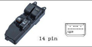 مجموعة مفاتيح تحكم زجاج (ماستر) - تويوتا هايس (2005-2012) | مقود أيمن (RHD)