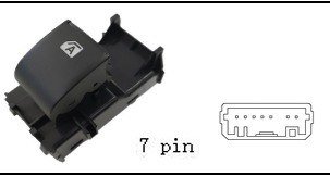 مفتاح تحكم نافذة فرعي - تويوتا هايلوكس بيك أب (2015-2023) | جهة الأمام يمين (FR)