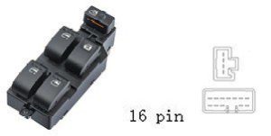 مجموعة مفاتيح تحكم زجاج (ماستر) - دايهاتسو أفانزا (2005-2011) | 16 خط
