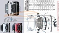 طقم تحويل الواجهة الأمامية إلى لكزس تويوتا كامري LE موديل 2018–2020 أمريكي
DY-TY-44795