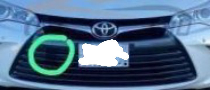 غطاء فتحة صدام أمامي تويوتا كامري 2015