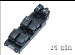 مفتاح زجاج كهرباء ماستر تويوتا لاندكروزر 2700/3400 (01-04) وكامري (97-01) 14  84820-60090