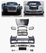 طقم تحويل هيكل أمامي — مناسب لـ Rolls-Royce Ghost 1 (2010–2014) ترقية إلى شكل 2020 (UP 3)