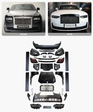 طقم تحويل هيكل كامل — مناسب لـ Rolls-Royce Ghost 1 (2010–2014) ترقية إلى شكل 2025 (UP 4)