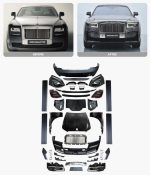 طقم تحويل هيكل كامل — مناسب لـ Rolls-Royce Ghost 1 (2010–2014) ترقية إلى شكل 2025 (UP 4 Facelift)
