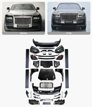طقم تحويل هيكل كامل — مناسب لـ Rolls-Royce Ghost 1 (2010–2014) ترقية إلى شكل 2025 (UP 4 Facelift)