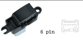 (مفتاح تحكم زجاج فرعي - نيسان بالادين | جهة الركاب (FR) | 6 خط)