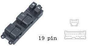 (مجموعة مفاتيح تحكم زجاج (ماستر) - سوبارو فورستر | جهة السائق (FL) | 19 خط)