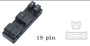 (مجموعة مفاتيح تحكم زجاج (ماستر) - سوبارو XV | جهة السائق (FL) | 19 خط)