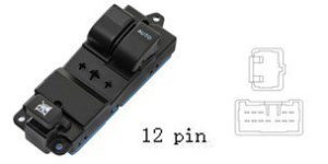 لوحة مفاتيح تحكم زجاج السيارة لمازدا - جهة اليمين RHD (إصدار 12 Pin)
