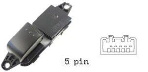 مفتاح تحكم زجاج السيارة الجانبي لمازدا 5 - جهة الركاب