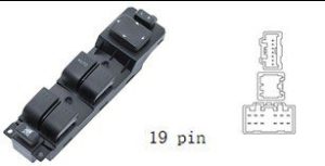 لوحة مفاتيح تحكم زجاج ومرايا السيارة لمازدا 5 (2006-2011) - إصدار 19 Pin