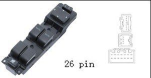 لوحة مفاتيح تحكم زجاج ومرايا لمازدا 6 (2006-2008) ومازدا CX-7 (2007-2012)