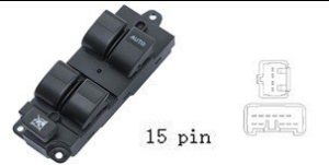 لوحة مفاتيح تحكم زجاج السيارة لمازدا (1998-2003) - نظام القيادة اليمين (RHD)