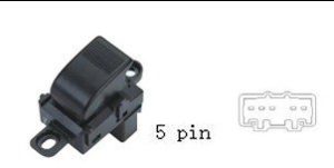 مفتاح تحكم زجاج السيارة لمازدا BT-50 (2009-2012) - متعدد الجهات