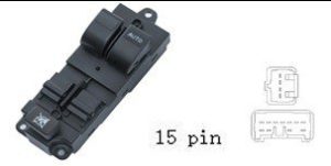 لوحة مفاتيح تحكم زجاج السيارة لمازدا وفورد رينجر (2010-2012) - نظام القيادة اليمين (RHD)