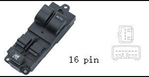 لوحة مفاتيح تحكم زجاج السيارة لمازدا وفورد رينجر (2012-2016) - نظام القيادة اليمين (RHD)