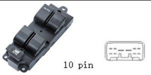 لوحة مفاتيح تحكم زجاج السيارة لمازدا وفورد (إصدار 10 Pin)