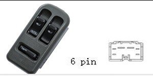 مفتاح تحكم زجاج السيارة لمازدا (MAZDA) - الجهة الأمامية