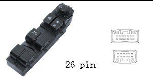 لوحة مفاتيح تحكم زجاج ومرايا السيارة لمازدا 3 أكسيلا (2014-2016)