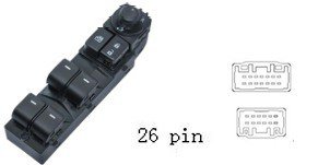 لوحة مفاتيح تحكم زجاج ومرايا السيارة لمازدا 3 أكسيلا (2017-2018)