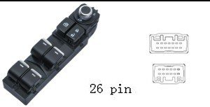 لوحة مفاتيح تحكم زجاج ومرايا السيارة لمازدا 3 (2017)