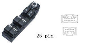 لوحة مفاتيح تحكم زجاج ومرايا السيارة لمازدا CX-5 (2018 وما فوق)