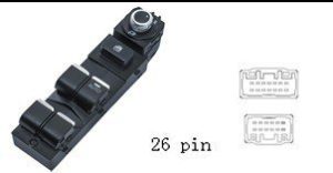 لوحة مفاتيح تحكم زجاج ومرايا السيارة لمازدا CX-5 - نظام القيادة اليمين (RHD)