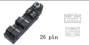 لوحة مفاتيح تحكم زجاج ومرايا السيارة لمازدا CX-5 (2017)