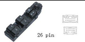 لوحة مفاتيح تحكم زجاج ومرايا السيارة لمازدا 6 أتينزا (2014-2018)