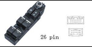 لوحة مفاتيح تحكم زجاج ومرايا السيارة لمازدا 6 أتينزا (2016-2017)