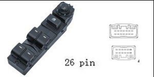 لوحة مفاتيح تحكم زجاج ومرايا السيارة لمازدا 6 (2015 وما فوق)