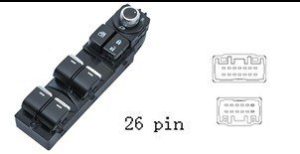 لوحة مفاتيح تحكم زجاج ومرايا السيارة لمازدا CX-4 (2018)