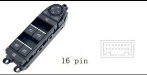 لوحة مفاتيح تحكم زجاج ومرايا السيارة لمازدا 3 أكسيلا (2020 وما فوق)