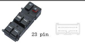 مفتاح تحكم نوافذ هوندا أكورد 2.0 (2004-2007) - جودة OEM