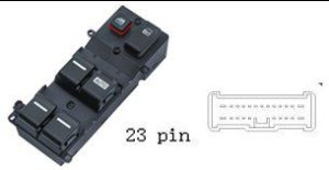 مفتاح تحكم نوافذ هوندا أكورد 2.0 (2004-2007) - موديلات الدركسون يمين (RHD)