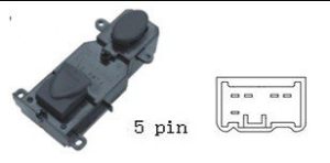 مفتاح تحكم نوافذ هوندا سيفيك (2006-2010) - جهة الراكب (OEM)