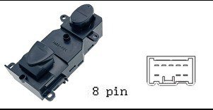 مفتاح تحكم نوافذ هوندا سيفيك (2006-2010) - جهة الراكب (OEM)
