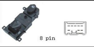 مفتاح تحكم نوافذ هوندا سيفيك (2006-2010) - جهة الراكب (OEM)