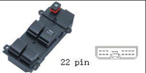 مفتاح تحكم نوافذ هوندا فيت (2008-2012) - موديلات الدركسون يمين (RHD)