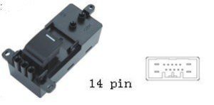 مفتاح تحكم نوافذ هوندا أكورد (2014 فما فوق) - الأبواب الخلفية (OEM)
