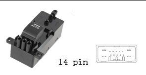 مفتاح تحكم نوافذ هوندا سبيريور (2008-2015) - الباب الخلفي يمين (OEM)