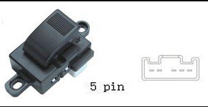 مفتاح تحكم نوافذ سيارة JMC KAIYUN - جهة الراكب (أمامية يمين)