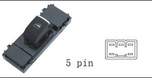 مفتاح تحكم نوافذ سيارة JMC - جهة الراكب (أمامية يمين)