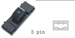 مفتاح تحكم نوافذ سيارة JMC - جهة خلفية يسار