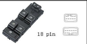 لوحة مفاتيح تحكم نوافذ رئيسية لسيارة JMC - جهة السائق (أمامية يسار)